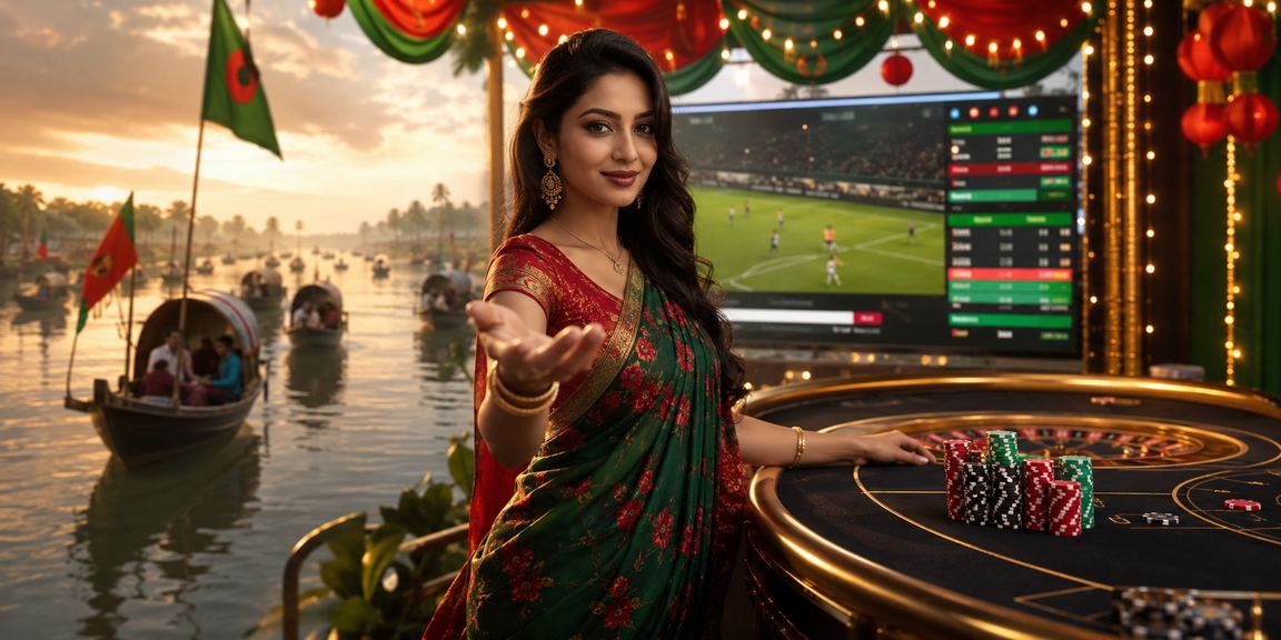 বরিশালে play8x বিনোদন ও ক্যাসিনো প্ল্যাটফর্মের লাল-সবুজ উৎসবমুখর পরিবেশ
